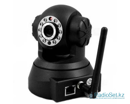 WiFi IP камера видеонаблюдения черная